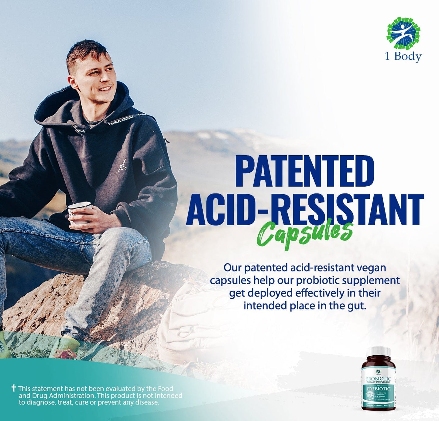 Probiotic - 30 Billion CFU - 15 Strains