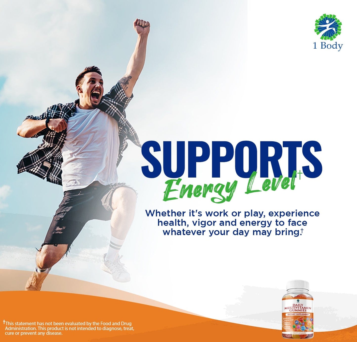Daily Multivitamin Gummies with Folate