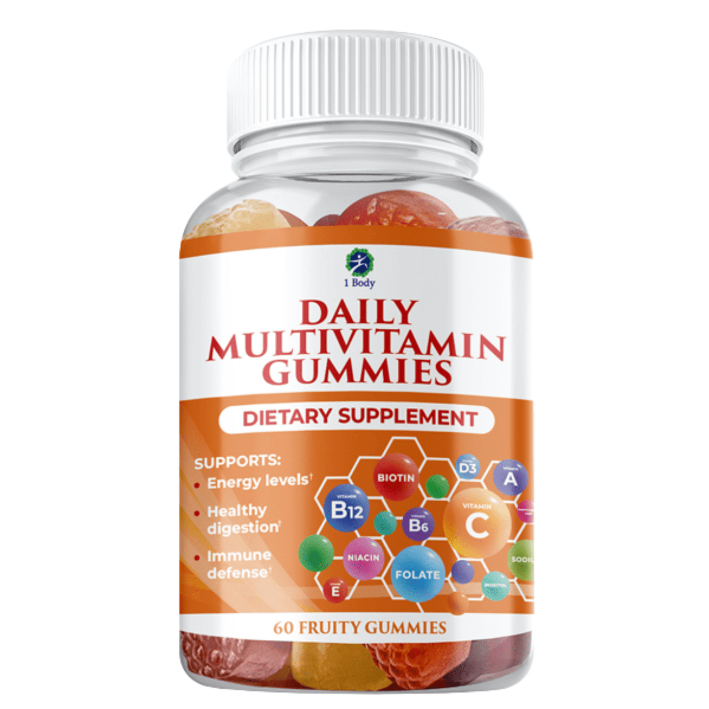 Daily Multivitamin Gummies with Folate