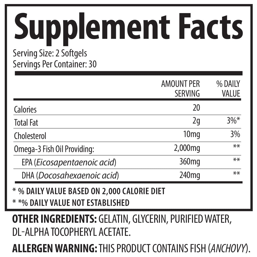 Fish Oil 2,000 MG