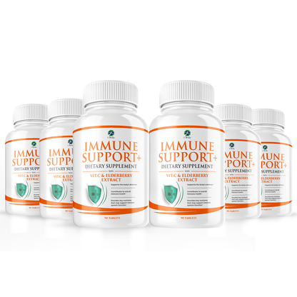 Immune Support+ with Vitamin C and Elderberry Extract