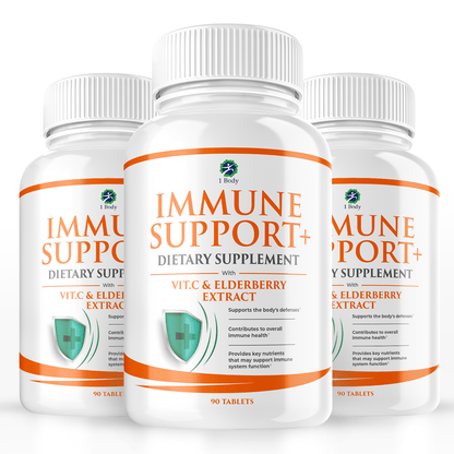 Immune Support+ with Vitamin C and Elderberry Extract