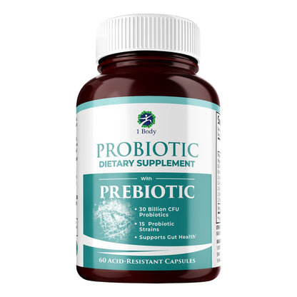Probiotic - 30 Billion CFU - 15 Strains