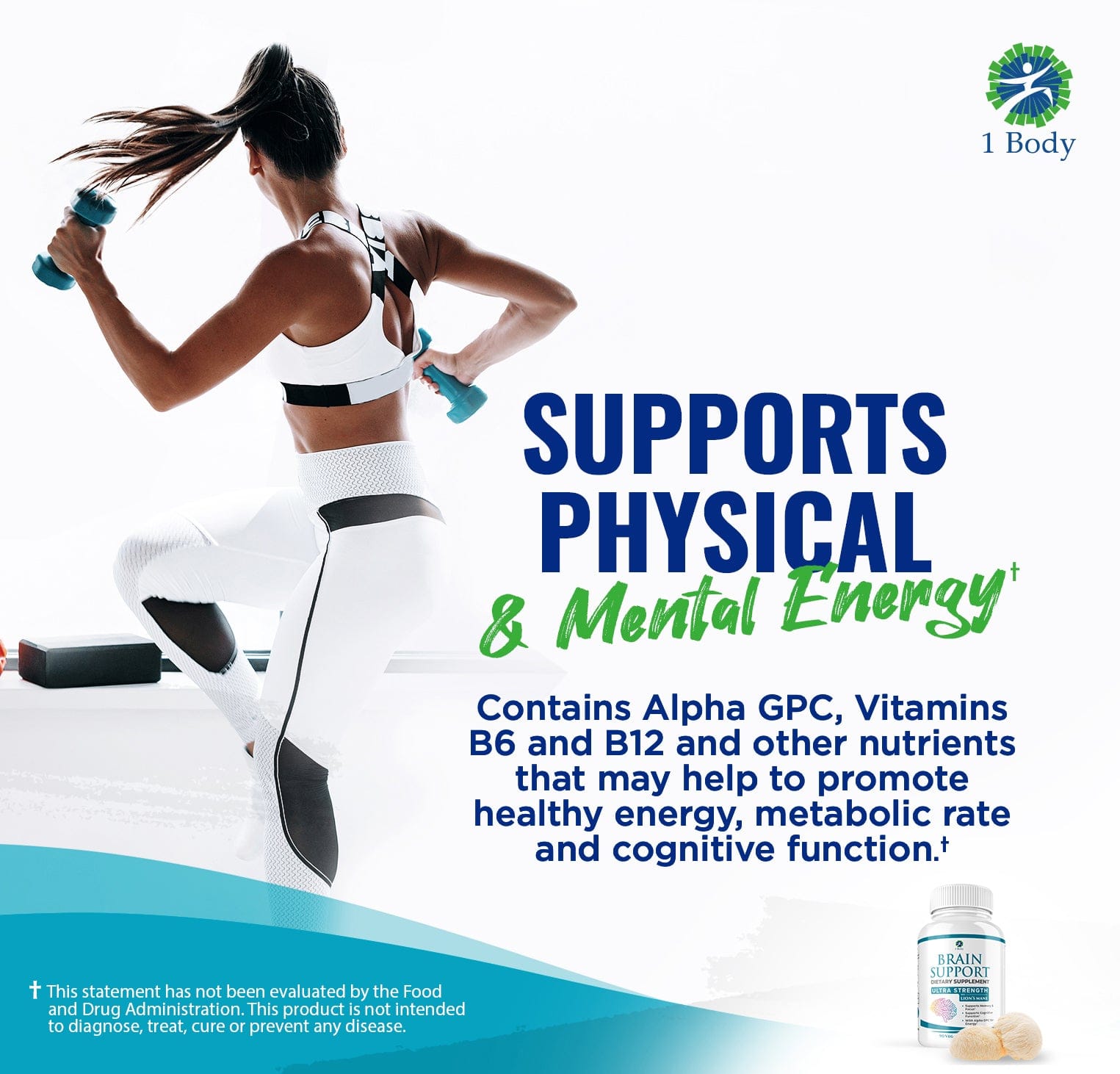 Brain Support Supplement | Memory Support Supplement |1 Body