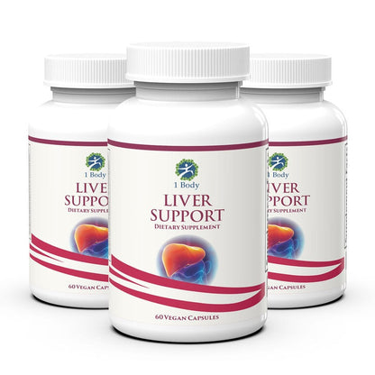 Liver Support ~ 3 Bottles ~ 33% OFF - 1 Body