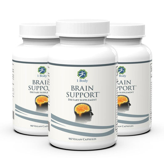 Brain Support - 3 Bottles ~ 33% OFF - 1 Body