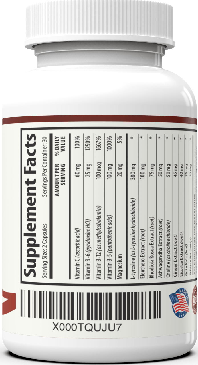 Addrenal Support Supplement Facts