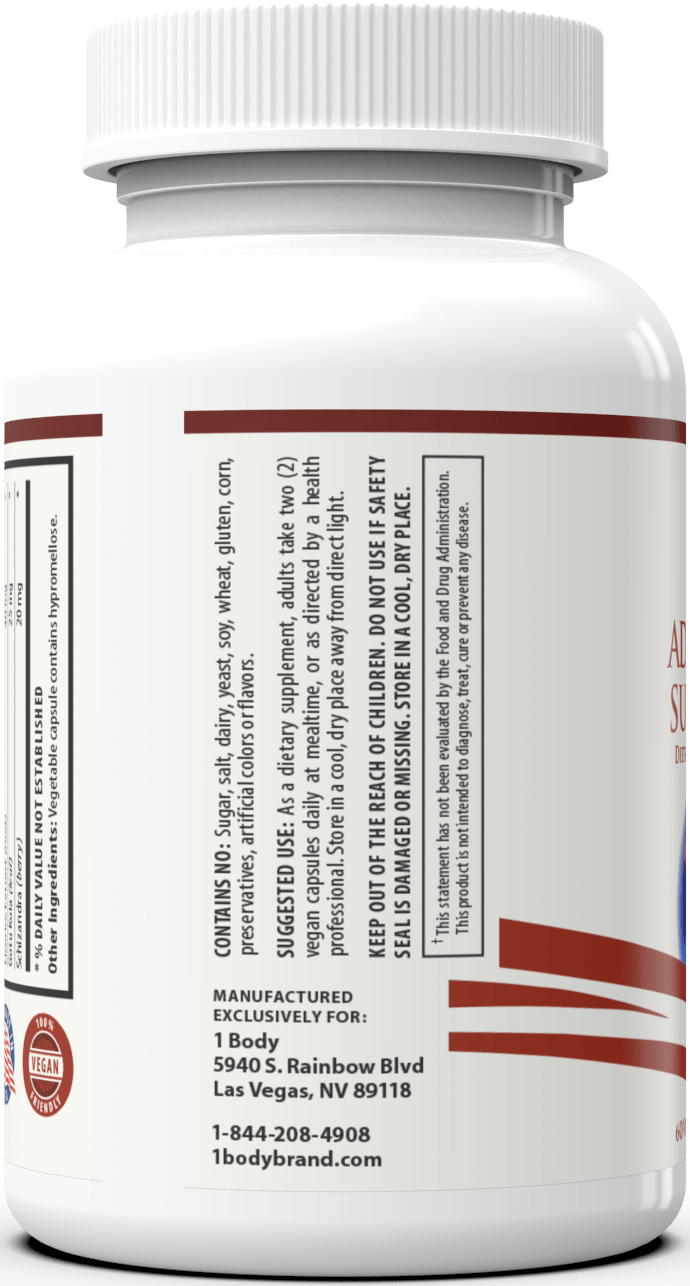 Adrenal Support - 6X Bundle - 1 Body