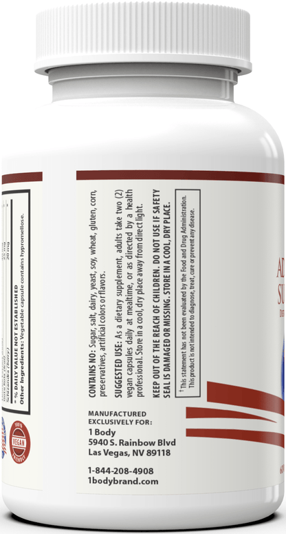 Adrenal Support - 6X Bundle - 1 Body