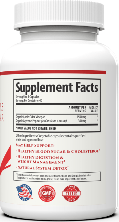Organic Apple Cider Vinegar - 3 Bottles ~ 33% OFF - 1 Body