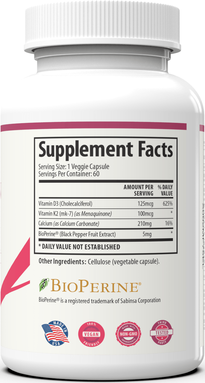 K2 + D3 Supplement ~ 12X Bundle - 1 Body