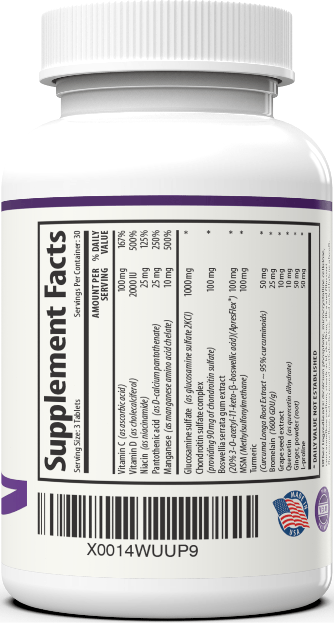 Joint Support Supplement Facts