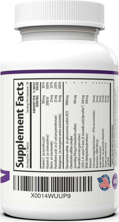 Joint Support Supplement Facts