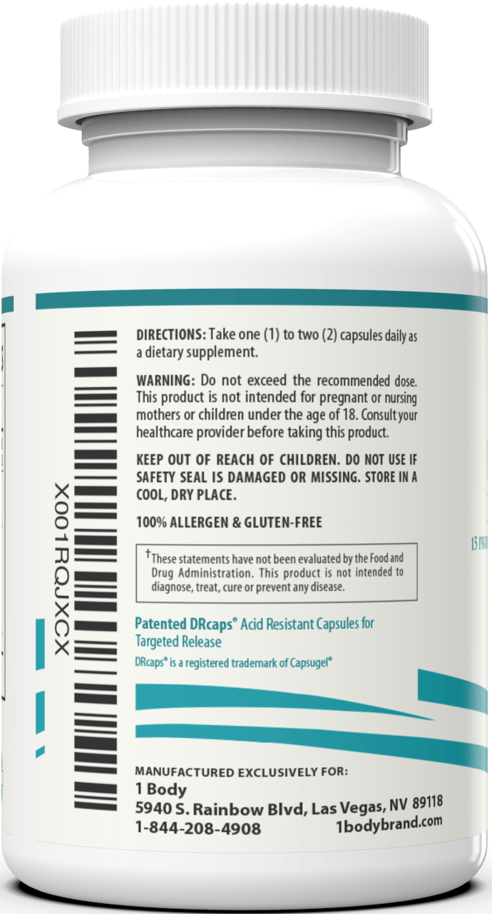 Probiotic - 30 Billion CFU - 2x Bundle - CF - 1 Body