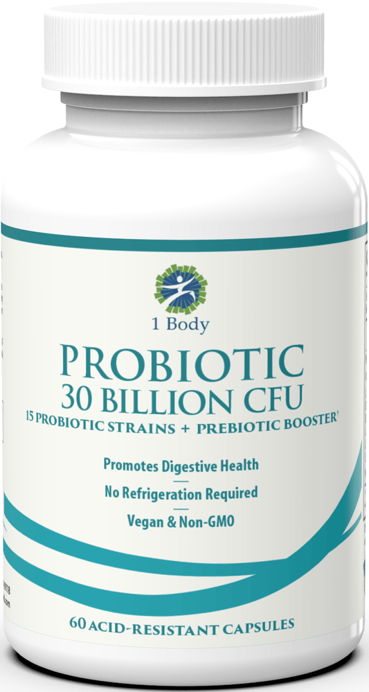 Probiotic - 30 Billion CFU - 15 Strains - 25% OFF - Sub - 1 Body