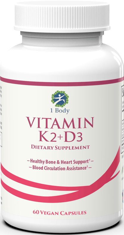K2 + D3 Supplement ~ 6X Bundle - 1 Body