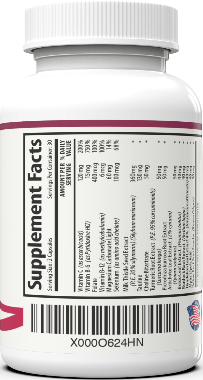 Liver support Supplement Facts