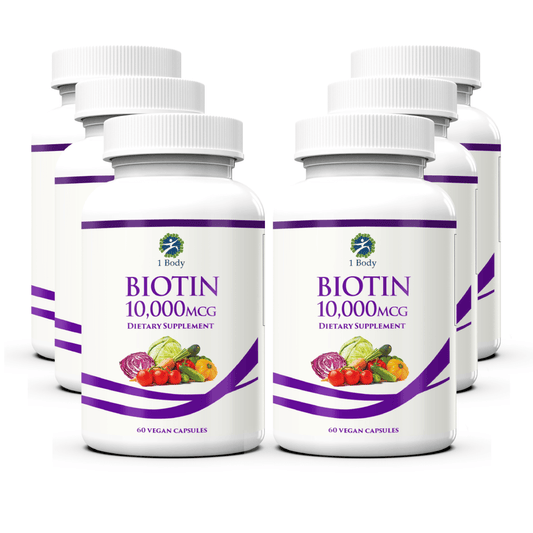 Biotin Supplement ~ 6X Bundle - 1 Body